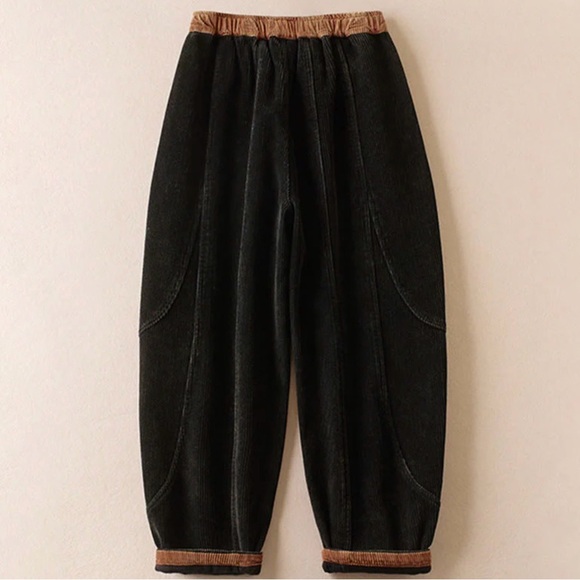 Woman’s Corduroy Harlem Pants - Picture 2 of 12